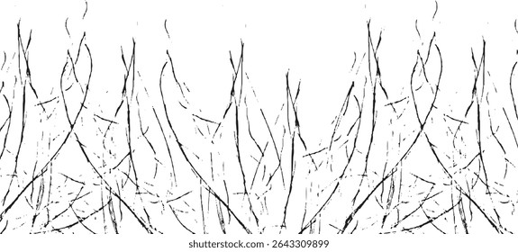 Scratched and Cracked Grunge Urban Background Texture Vector. Dust Overlay Distress Grainy Grungy Effect. Distressed Backdrop Vector Illustration. Isolated Black on White Background. EPS 10.