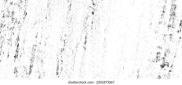 Scratched and Cracked Surface Grunge Texture Vector. Uneven Overlay. Distressed Grungy Effect. Vector Illustration.Black Isolated on White Background. EPS 10.