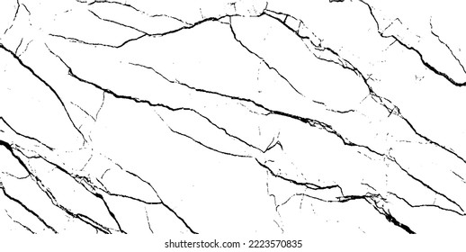 Scratched and Cracked Surface Grunge Texture Vector. Uneven Overlay. Distressed Grungy Effect. Vector Illustration.Black Isolated on White Background. EPS 10.