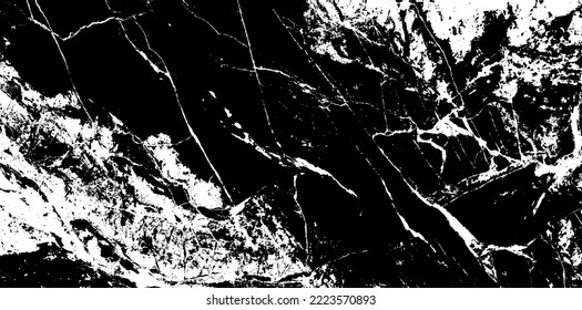 Scratched and Cracked Surface Grunge Texture Vector. Uneven Overlay. Distressed Grungy Effect. Vector Illustration.Black Isolated on White Background. EPS 10.