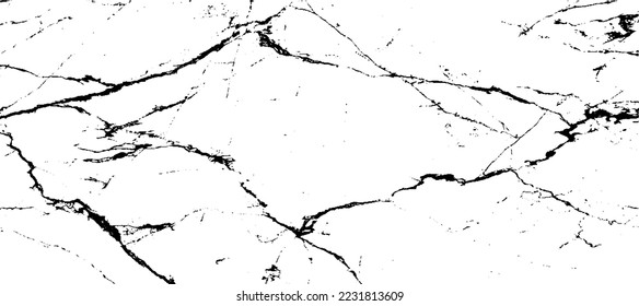 Kratzen und Risse Grunge Textur Vektor. Uneven Overlay. Beunruhigender Graueffekt. Vektorgrafik.Schwarz einzeln auf weißem Hintergrund. EPS10.