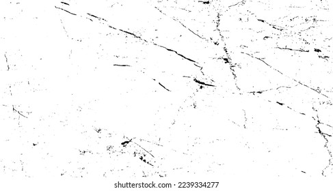 Kratzen und Risse Grunge Textur Vektor. Uneven Overlay. Beunruhigender Graueffekt. Vektorgrafik.Schwarz einzeln auf weißem Hintergrund. EPS10.