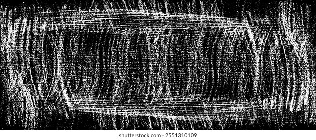 Scratched and Cracked Surface Grunge Texture Vector. Uneven Overlay. Distressed Grungy Effect. Vector Illustration.Black Isolated on White Background. EPS 10.