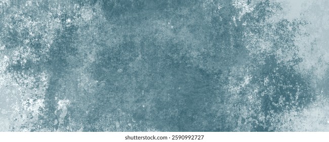 Scratched and Deep Blue Grunge Texture with a Rugged, Vintage, and Torn Appearance
