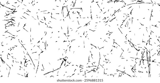 Scratched distress vector texture. Abstract damaged grunge textured overlay background