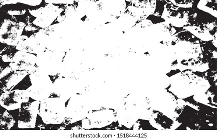 Scratched Frame. Grunge Urban Background Texture Vector. Dust Overlay. Distressed Grainy Grungy Framing Effect. Distressed Backdrop Vector Illustration. EPS 10.