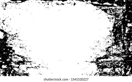 Scratched Frame. Grunge Urban Background Texture Vector. Dust Overlay. Distressed Grainy Grungy Framing Effect. Distressed Backdrop Vector Illustration. EPS 10.