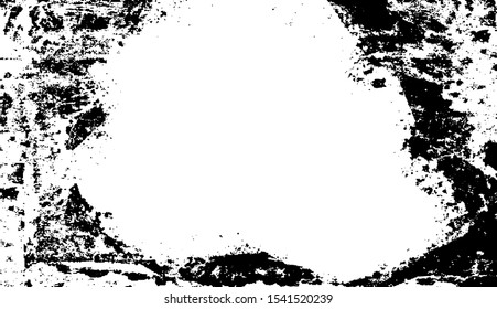 Scratched Frame. Grunge Urban Background Texture Vector. Dust Overlay. Distressed Grainy Grungy Framing Effect. Distressed Backdrop Vector Illustration. EPS 10.