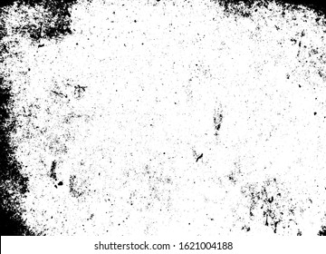 Scratched Frame. Grunge Urban Background Texture Vector. Dust Overlay. Distressed Grainy Grungy Framing Effect. Distressed Backdrop Vector Illustration. EPS 10.