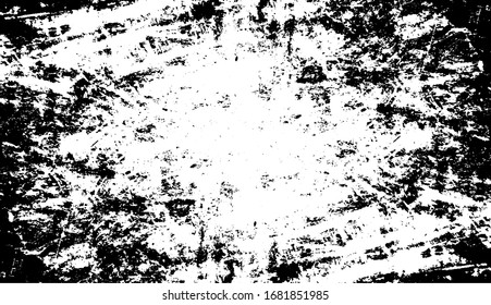 Scratched Frame. Grunge Urban Background Texture Vector. Dust Overlay. Distressed Grainy Grungy Framing Effect. Distressed Backdrop Vector Illustration. EPS 10.