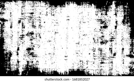 Scratched Frame. Grunge Urban Background Texture Vector. Dust Overlay. Distressed Grainy Grungy Framing Effect. Distressed Backdrop Vector Illustration. EPS 10.