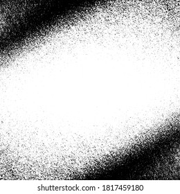 Skizzierter Rahmen. Grunge urbaner Hintergrund Texturvektor. Staubüberlagerung. Grainy Grungy Framing-Effekt gestört. Vektorgrafik-Hintergrundbild entdeckt. EPS10.