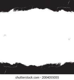 Scratched Frame. Grunge Urban Background Texture Vector. Dust Overlay. Distressed Grainy Grungy Framing Effect. Distressed Backdrop Vector Illustration. EPS 10.