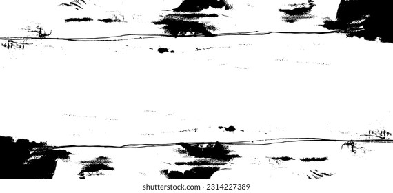 Scratched Frame. Grunge Urban Background Texture Vector. Dust Overlay. Distressed Grainy Grungy Framing Effect. Distressed Backdrop Vector Illustration. EPS 10.