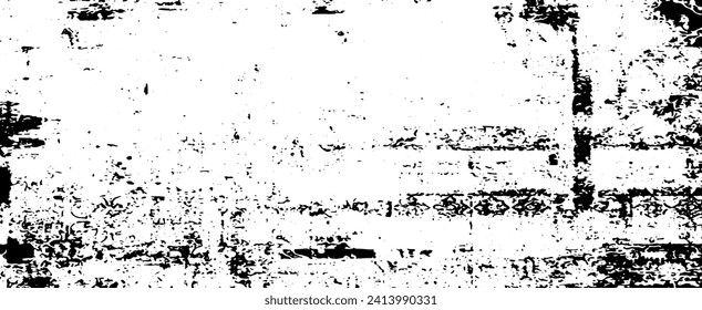 Scratched Frame. Grunge Urban Background Texture Vector. Dust Overlay. Distressed Grainy Grungy Framing Effect. Distressed Backdrop Vector Illustration. EPS 10.