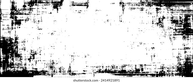 Scratched Frame. Grunge Urban Background Texture Vector. Dust Overlay. Distressed Grainy Grungy Framing Effect. Distressed Backdrop Vector Illustration. EPS 10.