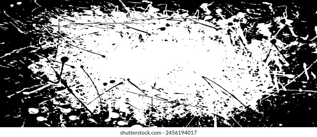 Scratched Frame. Grunge Urban Background Texture Vector. Dust Overlay. Distressed Grainy Grungy Framing Effect. Distressed Backdrop Vector Illustration. EPS 10.