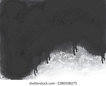 Scratched gloomy grunge texture. Abstract splattered background. Distressed emotion pattern. Overlay rough stain dark messy dust template. Noise and gain manga screentone effect.Grainy grungy backdrop