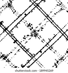 Scratched grid overlay texture. EPS10 vector.