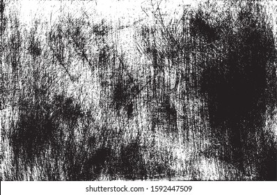 Scratched Grunge Background Texture Vector. Dust Overlay Distress Grainy Grungy Effect. Distressed Backdrop Vector Illustration. Isolated Black on White Background. EPS 10.