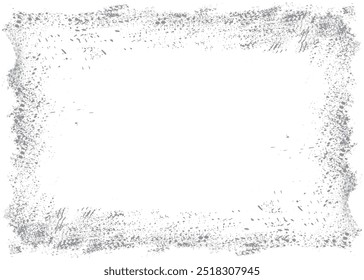 Modelo de design de quadro do Grunge arranhado. Fundo elegante abstrato