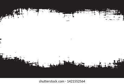 Scratched Grunge Urban Background Texture Vector. Dust Overlay Distress Grainy Grungy Framing Effect. Distressed Backdrop Vector Illustration. EPS 10.