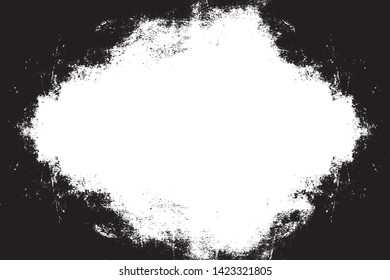 Scratched Grunge Urban Background Texture Vector. Dust Overlay. Distressed Grainy Grungy Framing Effect. Distressed Backdrop Vector Illustration. EPS 10.