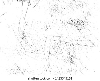 Scratched Grunge Urban Background Texture Vector. Dust Overlay Distress Grainy Grungy Effect. Distressed Backdrop Vector Illustration. Isolated Black on White Background. EPS 10.