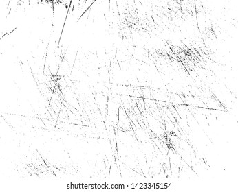 Scratched Grunge Urban Background Texture Vector. Dust Overlay Distress Grainy Grungy Effect. Distressed Backdrop Vector Illustration. Isolated Black on White Background. EPS 10.