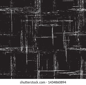 Scratched Grunge Urban Background Texture Vector. Dust Overlay Distress Grainy Grungy Effect. Distressed Backdrop Vector Illustration. Isolated Black on White Background. EPS 10.