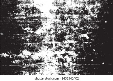 Scratched Grunge Urban Background Texture Vector. Dust Overlay Distress Grainy Grungy Effect. Distressed Backdrop Vector Illustration. Isolated Black on White Background. EPS 10.