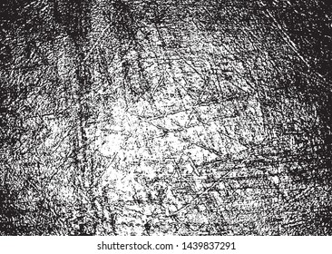 Scratched Grunge Urban Background Texture Vector. Dust Overlay Distress Grainy Grungy Effect. Distressed Backdrop Vector Illustration. Isolated Black on White Background. EPS 10.