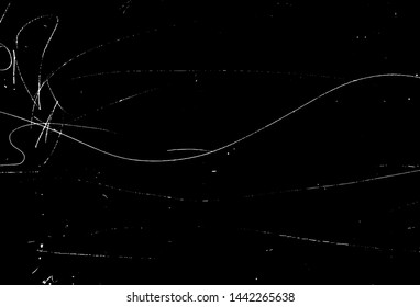 Scratched Grunge Urban Background Texture Vector. Dust Overlay Distress Grainy Grungy Effect. Distressed Backdrop Vector Illustration. Isolated Black on White Background. EPS 10.
