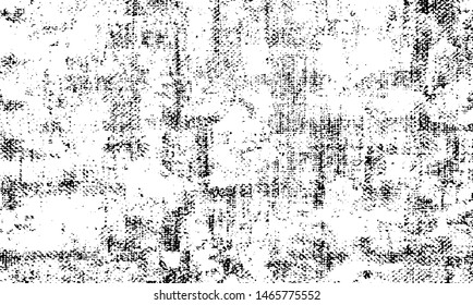 Scratched Grunge Urban Background Texture Vector. Dust Overlay Distress Grainy Grungy Effect. Distressed Backdrop Vector Illustration. Isolated Black on White Background. EPS 10.