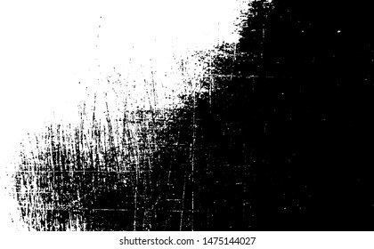 Scratched Grunge Urban Background Texture Vector. Dust Overlay Distress Grainy Grungy Effect. Distressed Backdrop Vector Illustration. Isolated Black on White Background. EPS 10.