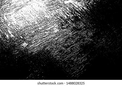 Scratched Grunge Urban Background Texture Vector. Dust Overlay Distress Grainy Grungy Effect. Distressed Backdrop Vector Illustration. Isolated Black on White Background. EPS 10.