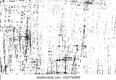 Scratched Grunge Urban Background Texture Vector. Dust Overlay Distress Grainy Grungy Effect. Distressed Backdrop Vector Illustration. Isolated Black on White Background. EPS 10.