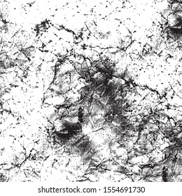 Scratched Grunge Urban Background Texture Vector. Distressed Backdrop Vector Illustration. Dust Overlay Distress Grainy Grungy Effect.