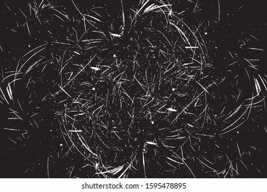 Scratched Grunge Urban Background Texture Vector. Dust Overlay Distress Grainy Grungy Effect. Distressed Backdrop Vector Illustration. Isolated Black on White Background. EPS 10.