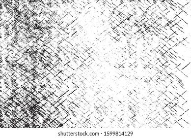 Scratched Grunge Urban Background Texture Vector. Dust Overlay Distress Grainy Grungy Effect. Distressed Backdrop Vector Illustration. Isolated Black on White Background. EPS 10.