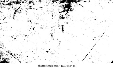 Scratched Grunge Urban Background Texture Vector. Dust Overlay Distress Grainy Grungy Effect. Distressed Backdrop Vector Illustration. Isolated Black on White Background. EPS 10.