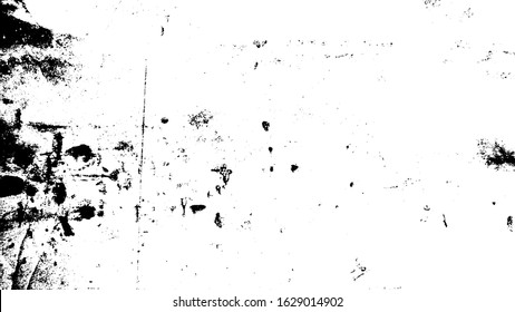 Scratched Grunge Urban Background Texture Vector. Dust Overlay Distress Grainy Grungy Effect. Distressed Backdrop Vector Illustration. Isolated Black on White Background. EPS 10.
