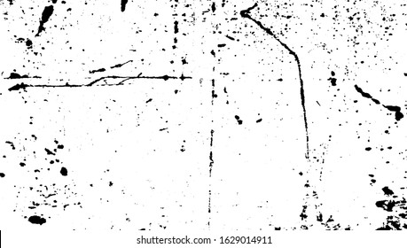 Scratched Grunge Urban Background Texture Vector. Dust Overlay Distress Grainy Grungy Effect. Distressed Backdrop Vector Illustration. Isolated Black on White Background. EPS 10.