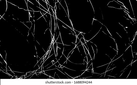 Scratched Grunge Urban Background Texture Vector. Dust Overlay Distress Grainy Grungy Effect. Distressed Backdrop Vector Illustration. Isolated Black on White Background. EPS 10.