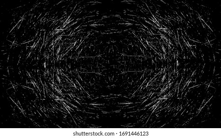 Scratched Grunge Urban Background Texture Vector. Dust Overlay Distress Grainy Grungy Effect. Distressed Backdrop Vector Illustration. Isolated Black on White Background. EPS 10.
