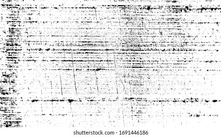 Scratched Grunge Urban Background Texture Vector. Dust Overlay Distress Grainy Grungy Effect. Distressed Backdrop Vector Illustration. Isolated Black on White Background. EPS 10.