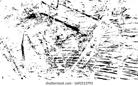 Scratched Grunge Urban Background Texture Vector. Dust Overlay Distress Grainy Grungy Effect. Distressed Backdrop Vector Illustration. Isolated Black on White Background. EPS 10.