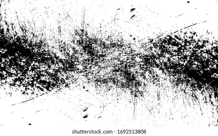 Scratched Grunge Urban Background Texture Vector. Dust Overlay Distress Grainy Grungy Effect. Distressed Backdrop Vector Illustration. Isolated Black on White Background. EPS 10.