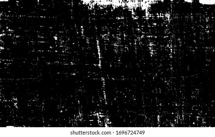 Scratched Grunge Urban Background Texture Vector. Dust Overlay Distress Grainy Grungy Effect. Distressed Backdrop Vector Illustration. Isolated Black on White Background. EPS 10.