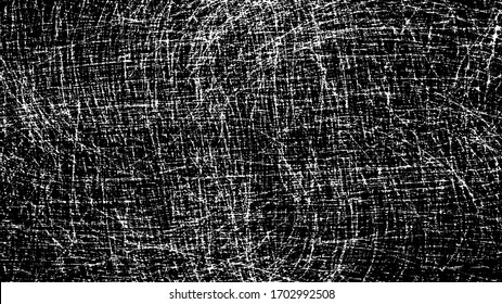 Vector De Textura De Fondo Urbano Grunge. Efecto Grunguayo De Dolor En La Superposición Del Polvo. Ilustración del vector de fondo con problemas. Negro aislado sobre fondo blanco. EPS 10.